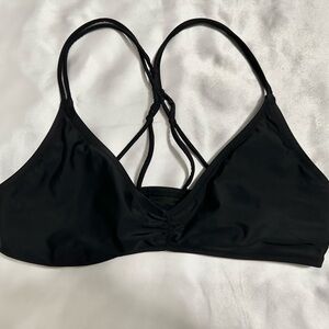 VOLCOM Solid V Neck Bikini Top